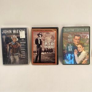 John Wayne Western Collection/ Rio Grande/ The Quiet Man DVD Bundle
